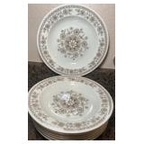 Vtg Floral Porcelain Bowls Schirnding Bavaria (8)