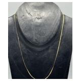 14k Herringbone Gold Chain - Made in Italy
