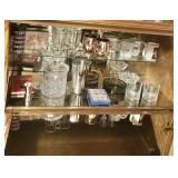 Crystal Biscuit Jar, Barware and Misc