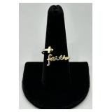 Sterling Silver w/Goldplate Overlay Ring