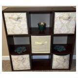Cubby Shelf w Baskets (Contents Incl)