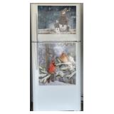 Large Winter Snowmen & Cardinals Magnets