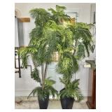 (2) Faux Plants