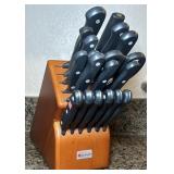 Wï¿½sthof Gourmet 17-Piece Knife Block Set