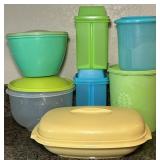 Assortment of Vintage Tupperware