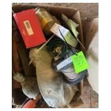 3 boxes of miscellaneous tools and craft supplies