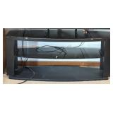 Metal & Glass TV Stand