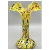 Vtg Murano-Style Handblown Vase