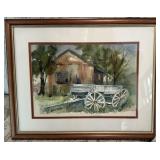 Edith Cramer Signed Framed Original Watercolor