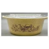 Pyrex Forest Fancies Mushroom Casserole Dish w/Lid
