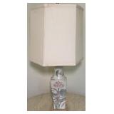 Asian Porcelain Handpainted Lamp