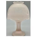 Vintage Frosted Satin Glass Fairy Lamp