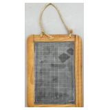 Vintage Double-Sided Frencbg Slate Chalkboard