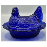 Mosser Cobalt Blue Hen on Nest