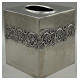 Vintage Etched Handcrafted Tissue Box