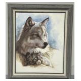Signed Clancy Cherry Oil On Canvas - SEE DESC