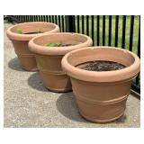 12" Plastic Planters