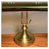 Vintage Brass Bankers Piano Table Lamp (SEE DESC)