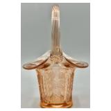 Fenton Butterfly and Berry Basket