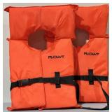 (2) Flowt Adult Universal USCG Approved Life Vest