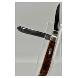 Case XX 7207 Brown Maple Burl Trapper Knife