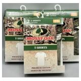 (6) Mossy Oak Size Med Moisture Wicking T-Shirts