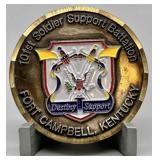 101st ABN. DIV. Soldier Support BN. Challenge Coin