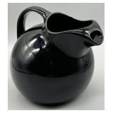 Vintage Black Ball Hall Tilt Pitcher