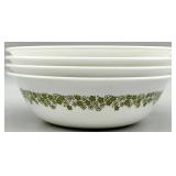 (4) Crazy Daisy Cereal Bowls