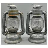 (2) Dietz No. 50 Kerosene Comet Lanterns