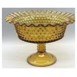 Fenton Hobnail Pedestal Compote
