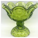 L.E. Smith Moon and Stars Compote Candy Dish