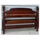 Solid Cherry Queen Size Cannonball Bed