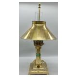 Vintage Orient Express Paris Instanbul Brass Lamp