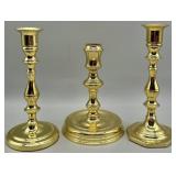 Baldwin Contemporary Solid Brass Candlesticks