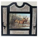 Whitetail Deer Rustic Coat Rack