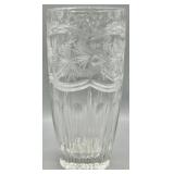 Vintage Heavy Cut Crystal Vase