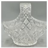 Vintage Bohemia Crystal Basket