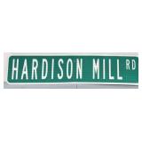 Hardison Mill Rd Authentic Retired Street Sign