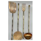Vintage Copper Serving Utensils
