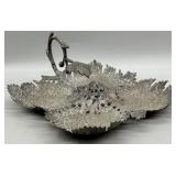 Antique Reticulated Chinar Leaf Serving Tray
