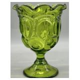 L.E. Smith Moon and Stars Pedestal Candy Dish
