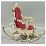 Reuge Swiss Music Box Rocking Chair
