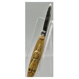 Brass Ku Klux Klan Taylor Cutlery Pocket Knife