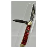 Eagle Edge Red Synthetic Trapper Pocket Knife