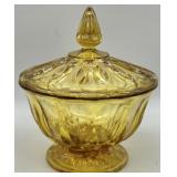 Anchor Hocking Fairfield Covered Candy Dish