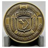 101st ABN. DIV. Deployment Challenge Coin