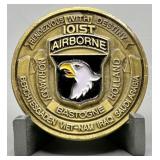 101st ABN. DIV. DCSM Deployment Challenge Coin
