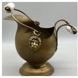 Vintage Copper & Brass Small Scuttle Bucket
