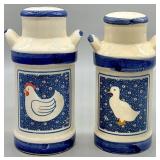 Vintage Duck & Chicken Salt and Pepper Shakers